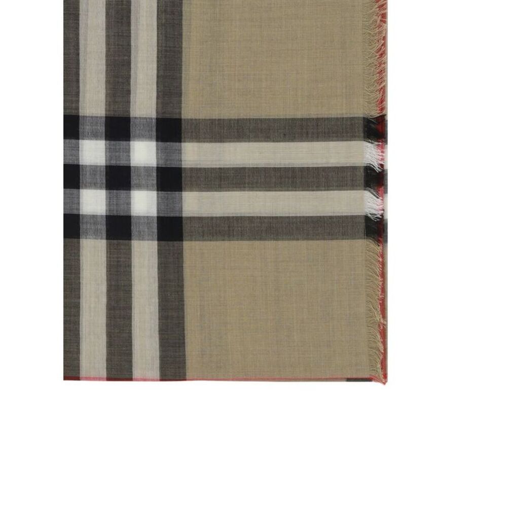 Burberry Beige Silk Women's Foulard - Picture 3 of 3